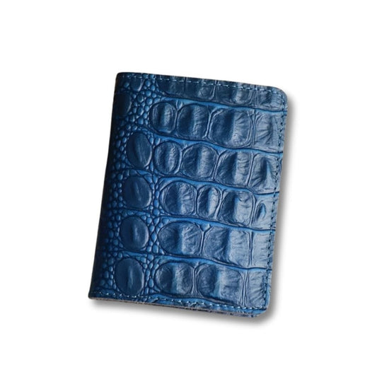 petit porte monnaie en crocodile | Elsar Bleu