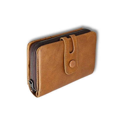 Petit Porte Monnaie en Cuir | Mira Marron