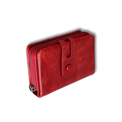 Petit Porte Monnaie en Cuir | Mira Rouge