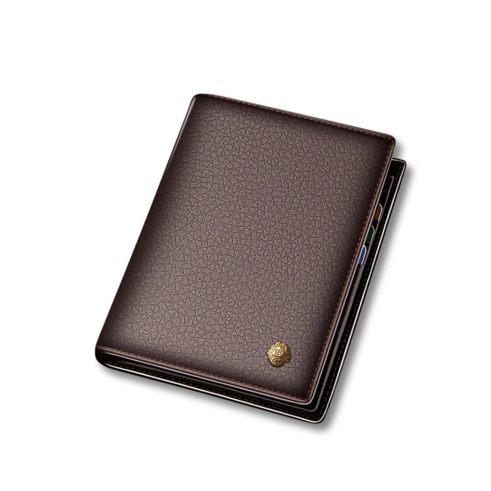 Petit Porte Monnaie Homme Cuir | Épure Marron