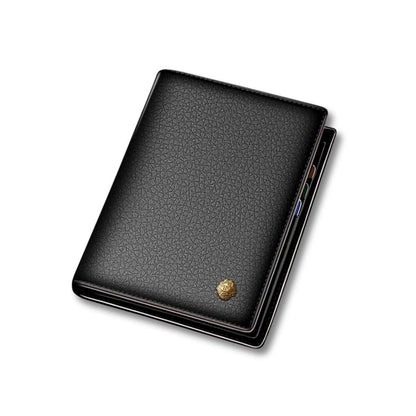 Petit Porte Monnaie Homme Cuir | Épure Noir