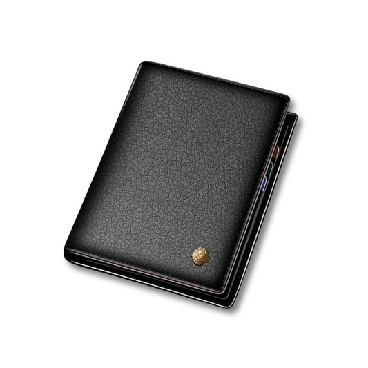 Petit Porte Monnaie Homme Cuir | Épure Noir