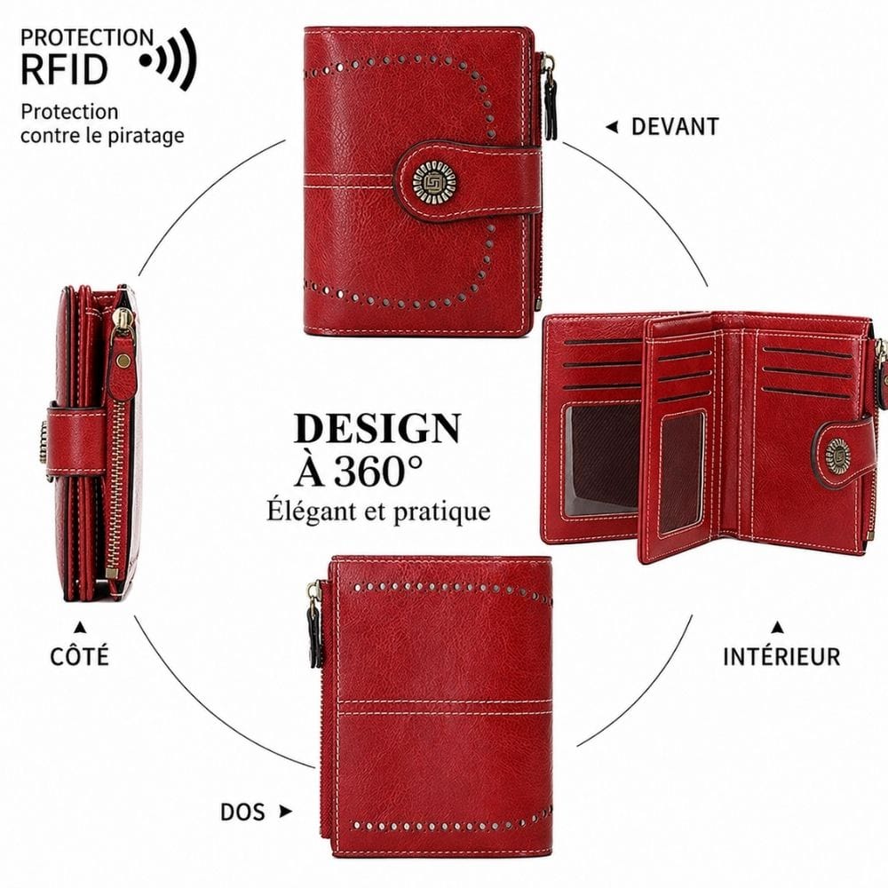 Petit Porte Monnaie Souple Femme | Vania