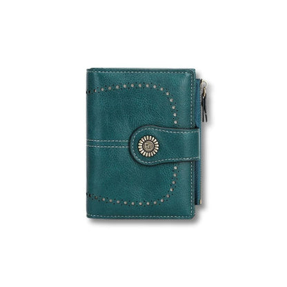 Petit Porte Monnaie Souple Femme | Vania Bleu