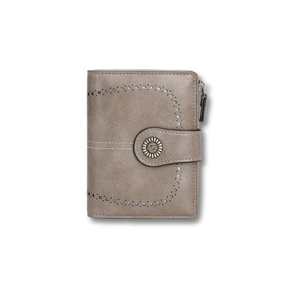 Petit Porte Monnaie Souple Femme | Vania Gris