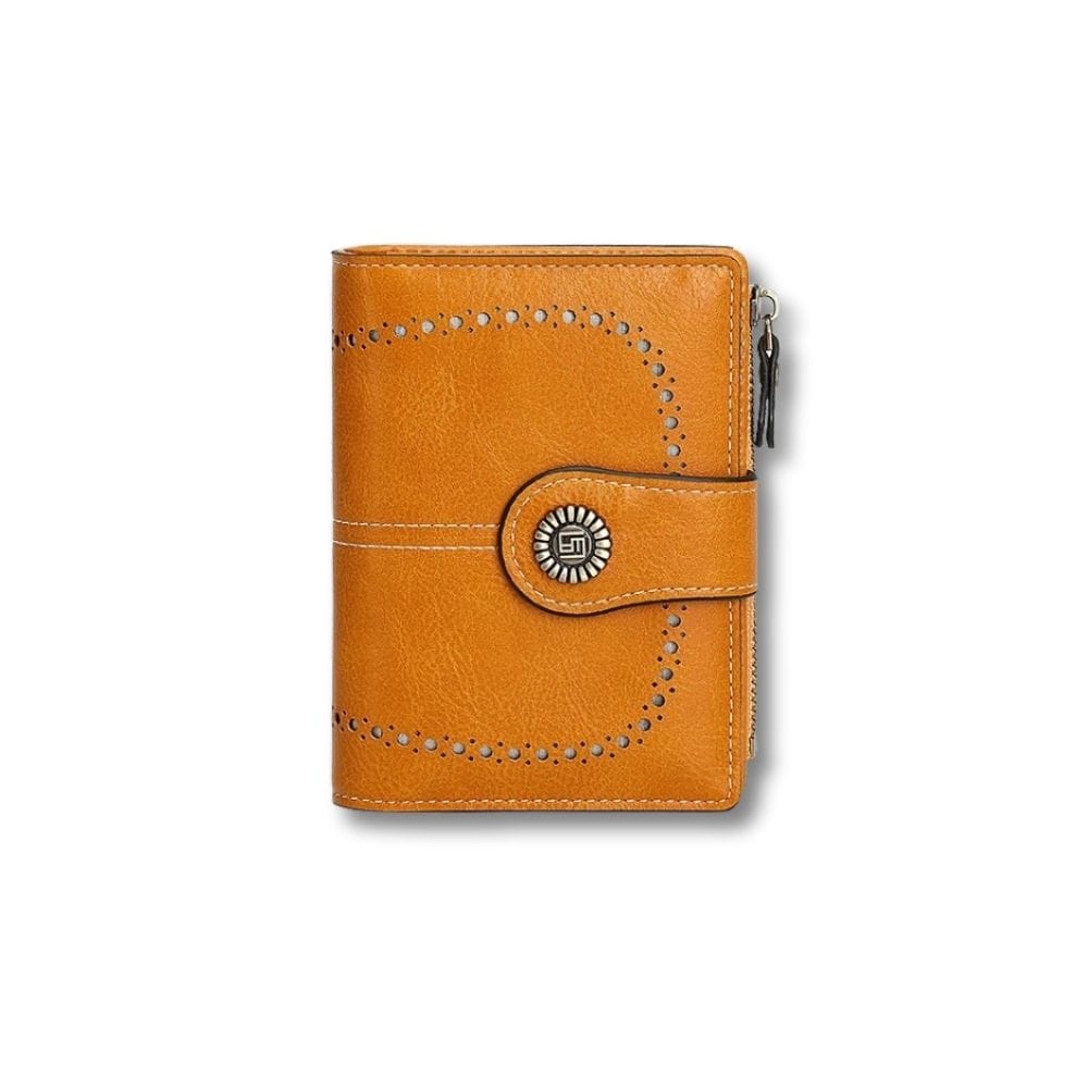 Petit Porte Monnaie Souple Femme | Vania Jaune