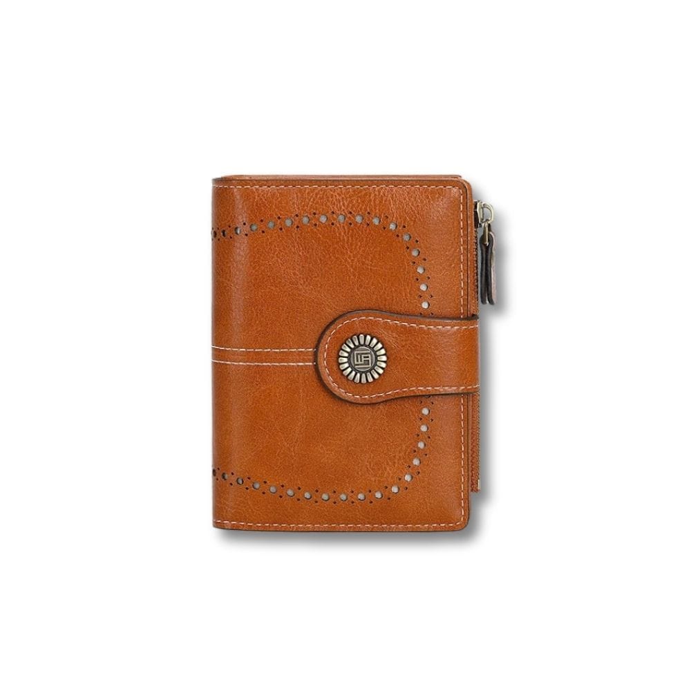Petit Porte Monnaie Souple Femme | Vania Marron