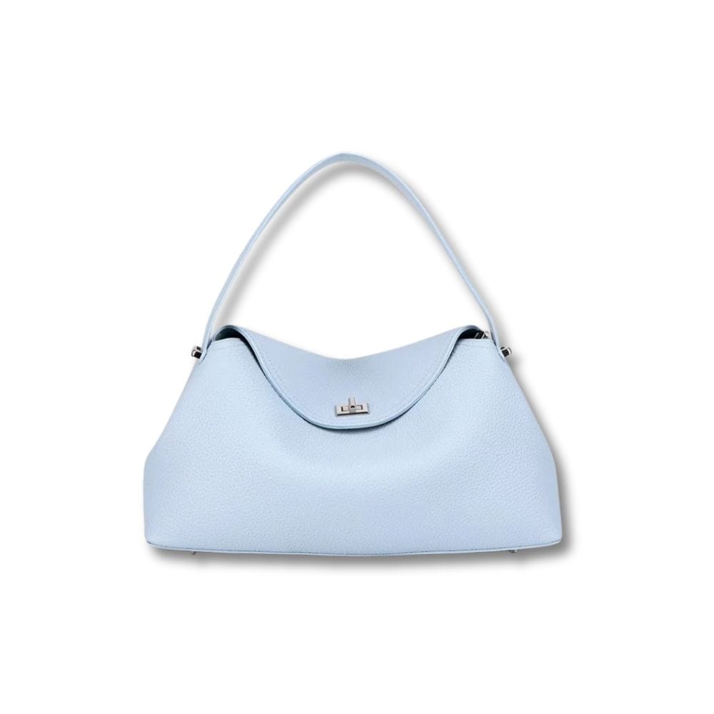 Petit Sac à Main en Cuir Femme | Solène Bleu