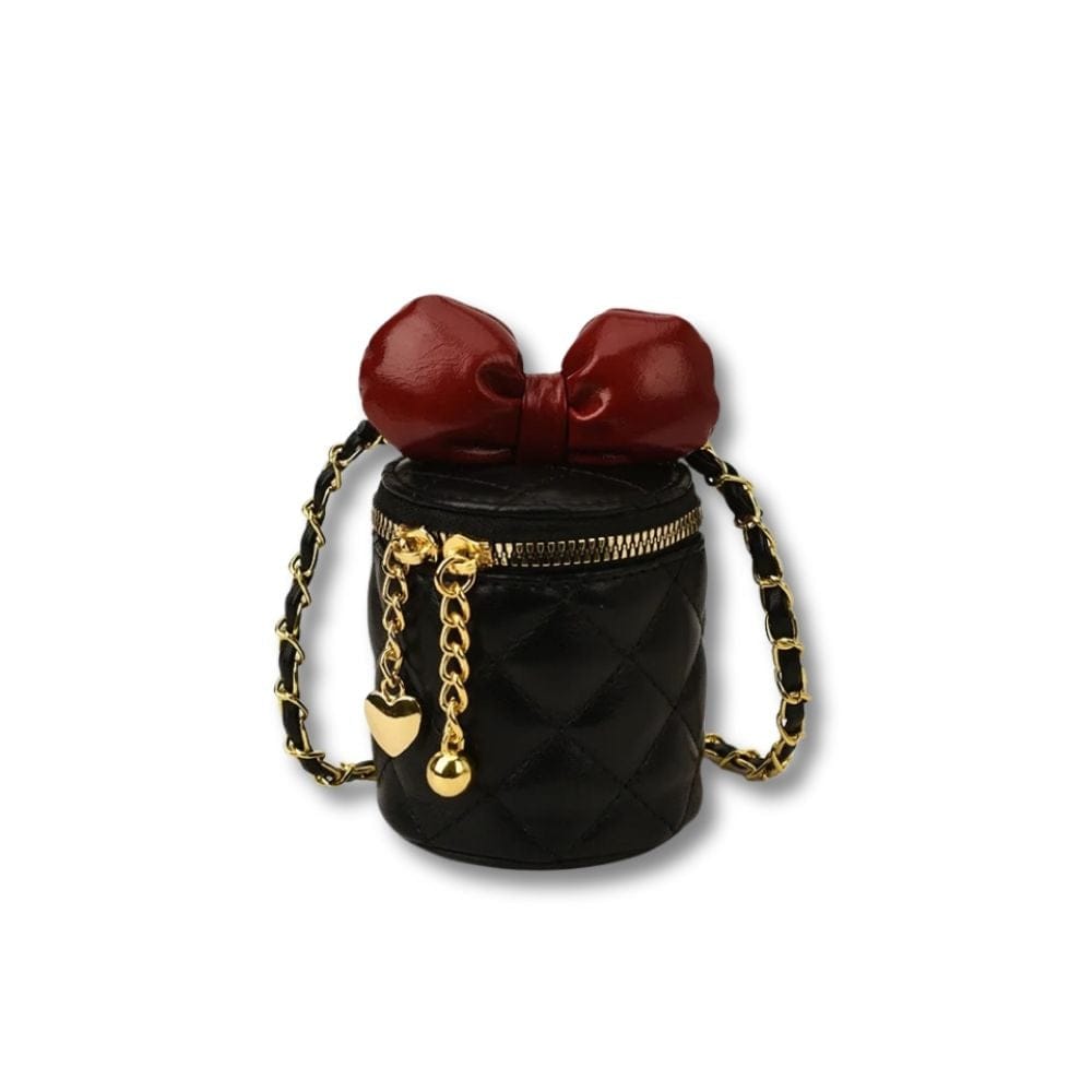 Petit Sac en Cuir pour Fille | Nina Noir