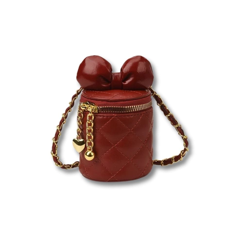 Petit Sac en Cuir pour Fille | Nina Rouge