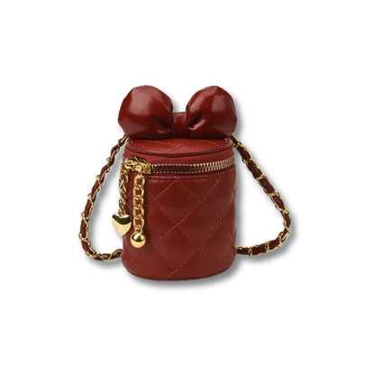Petit Sac en Cuir pour Fille | Nina Rouge