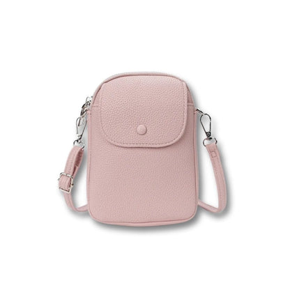 Petit Sac Sacoche à Bandoulière Femme | Naïa Rose / cuir