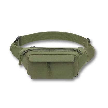 Petite Sacoche Banane Militaire | Adar Vert / Tissu