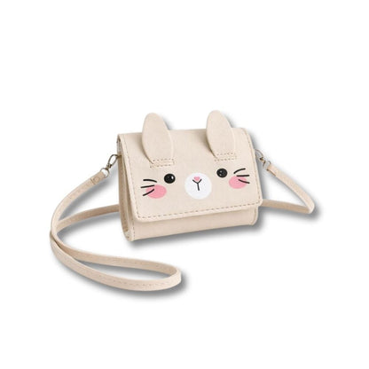 Petite Sacoche en Cuir Fille | Mara Beige