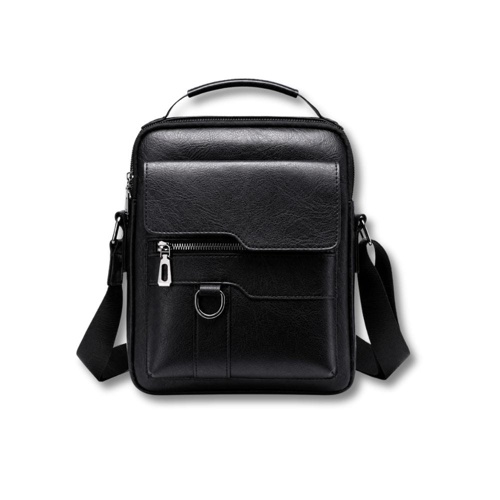 Petite Sacoche en Cuir Homme | Norvik Noir