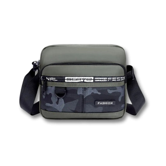Petite Sacoche garçon Militaire | Irven Green Horizontal / Nylon