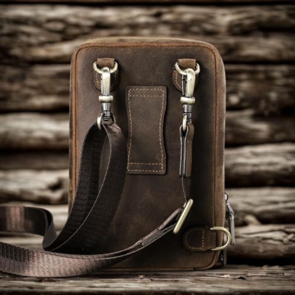 Petite Sacoche Homme Cuir | Erynd Café