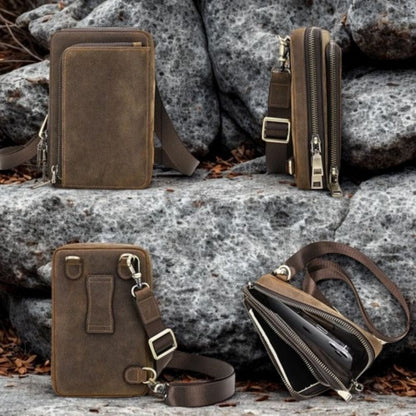 Petite Sacoche Homme Cuir | Erynd Café