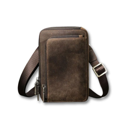Petite Sacoche Homme Cuir | Erynd Café