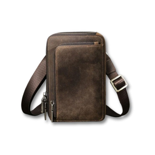 Petite Sacoche Homme Cuir | Erynd Café