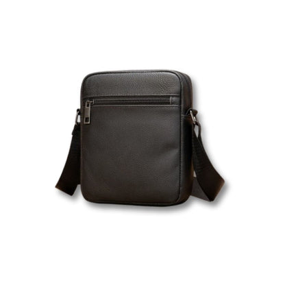 Petite Sacoche Homme | Ténor Noir / Cuir