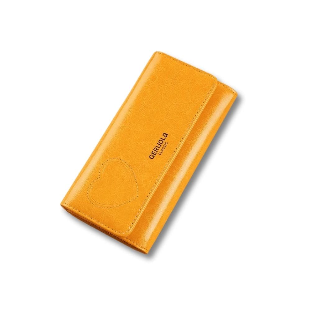 Pochette Porte Feuille Femme | Noëlia Jaune