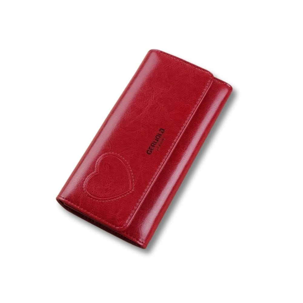 Pochette Porte Feuille Femme | Noëlia Rouge
