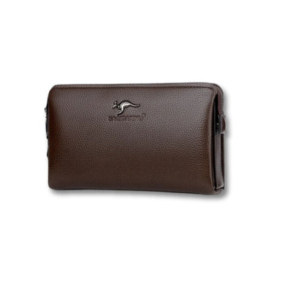 Pochette Sacoche | Vasco Marron / cuir