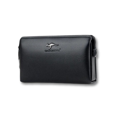 Pochette Sacoche | Vasco Noir / cuir