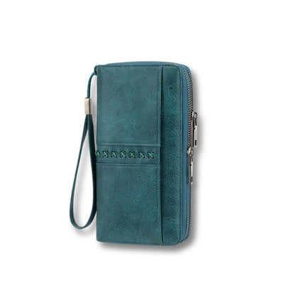 Pochette Téléphone Cuir Femme | Nolia Bleu
