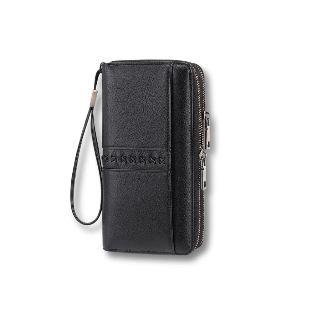 Pochette Téléphone Cuir Femme | Nolia Noir