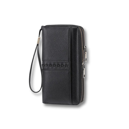 Pochette Téléphone Cuir Femme | Nolia Noir