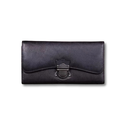 Pochette Vintage Femme l Léora Gris foncé