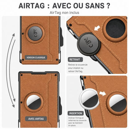 Porte Carte Airtag Cuir | Riven