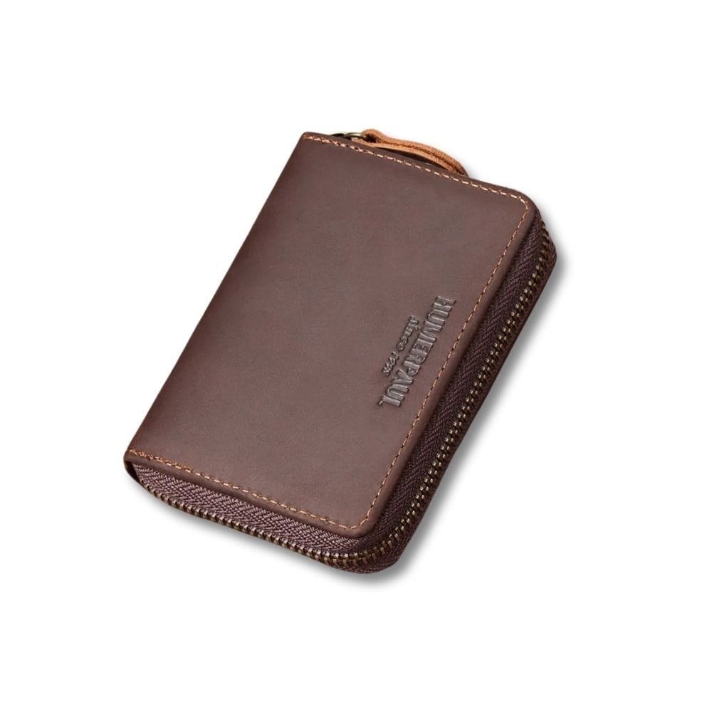 Porte Carte Cuir Homme Luxe | Daren Marron