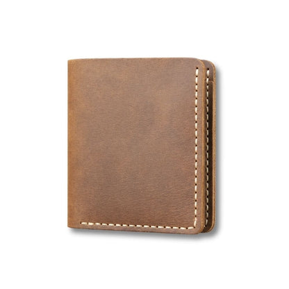 Porte Carte en Cuir pour Homme | Nox Marron vertical