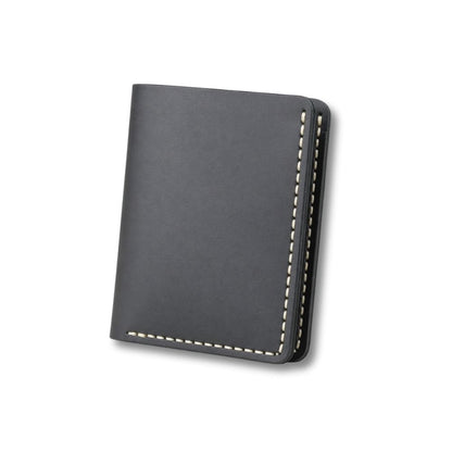 Porte Carte en Cuir pour Homme | Nox Noir vertical