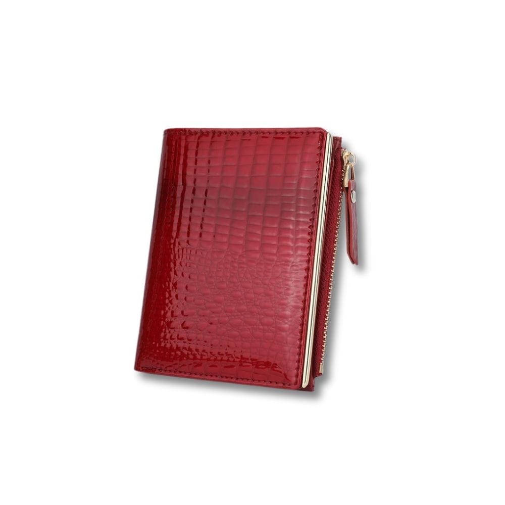 Porte Carte et Porte Monnaie Femme | Elvia Rouge