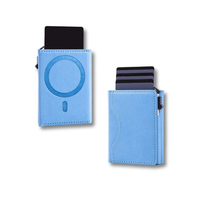 Porte Carte Magnétique iPhone | Kora Bleu