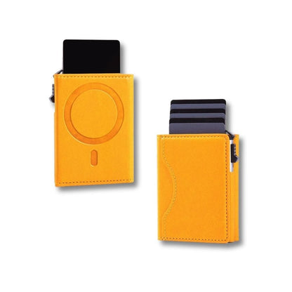 Porte Carte Magnétique iPhone | Kora Jaune