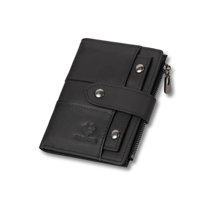 Porte Cartes Porte Monnaie Femme | Mavie Noir