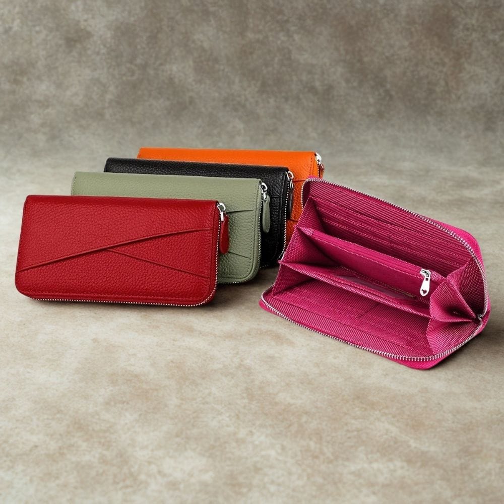 Porte Feuille Cuir Zippé | Nolia