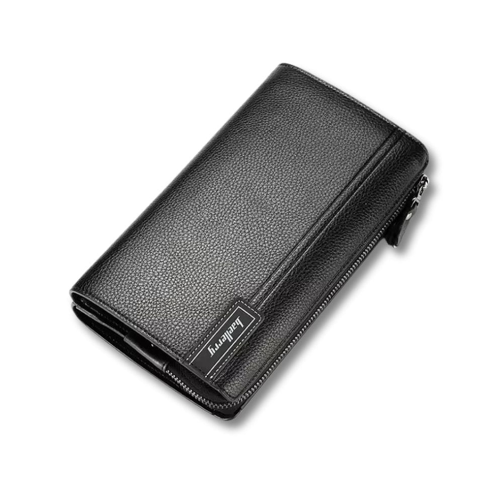 Porte Feuille en Cuir Grande Capacité | Cevan Noir