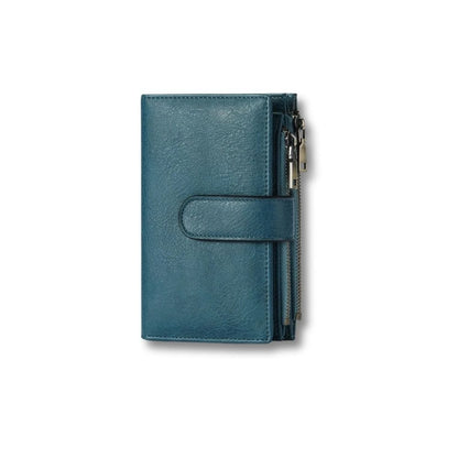 Porte Feuille Femme 3 Volets | Sora Bleu