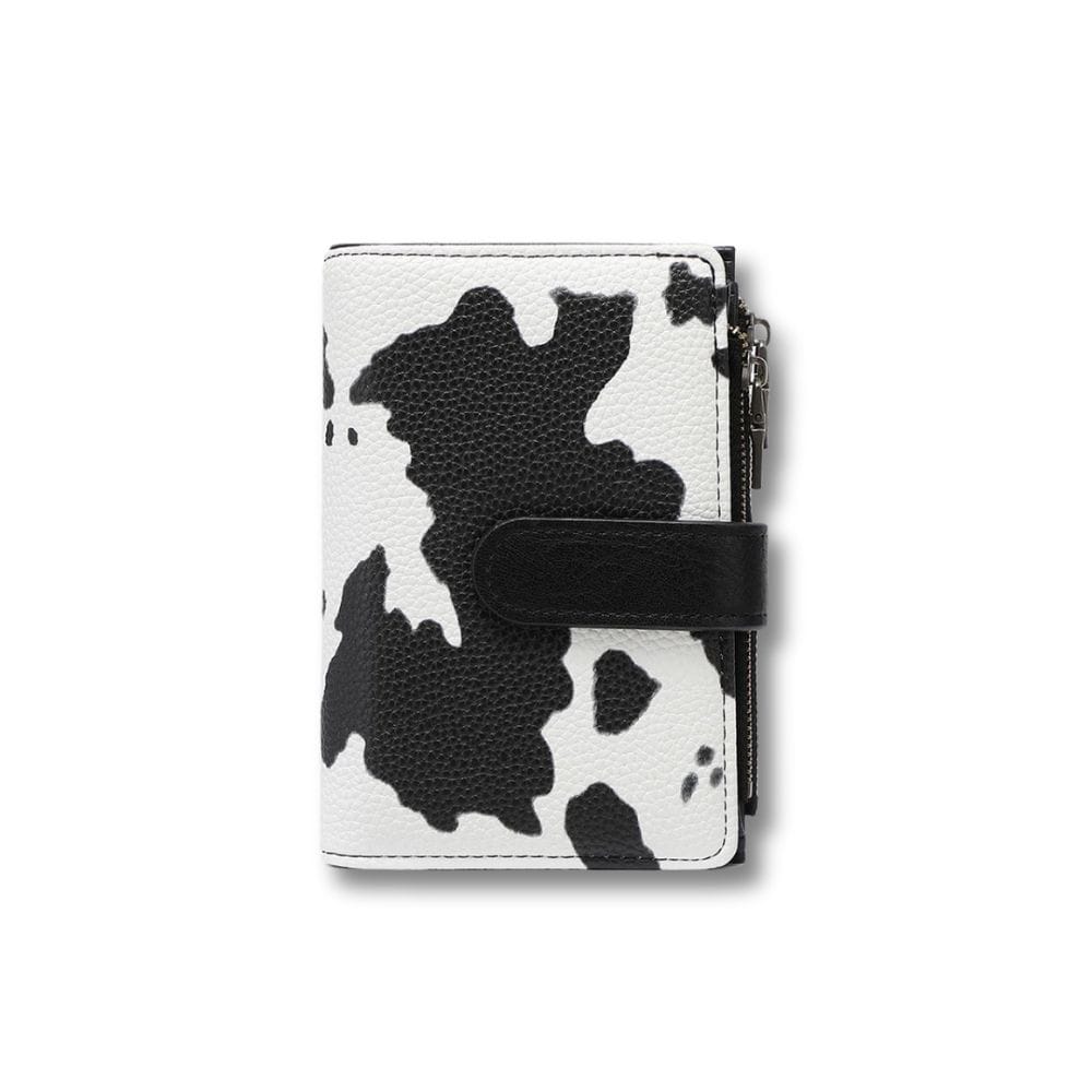 Porte Feuille Femme 3 Volets | Sora Cow Noir