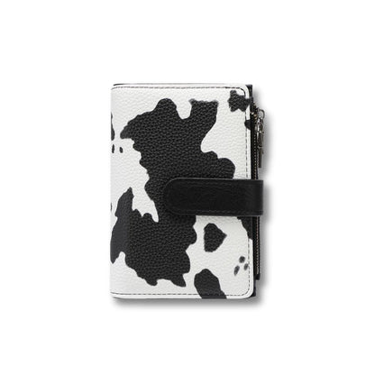 Porte Feuille Femme 3 Volets | Sora Cow Noir