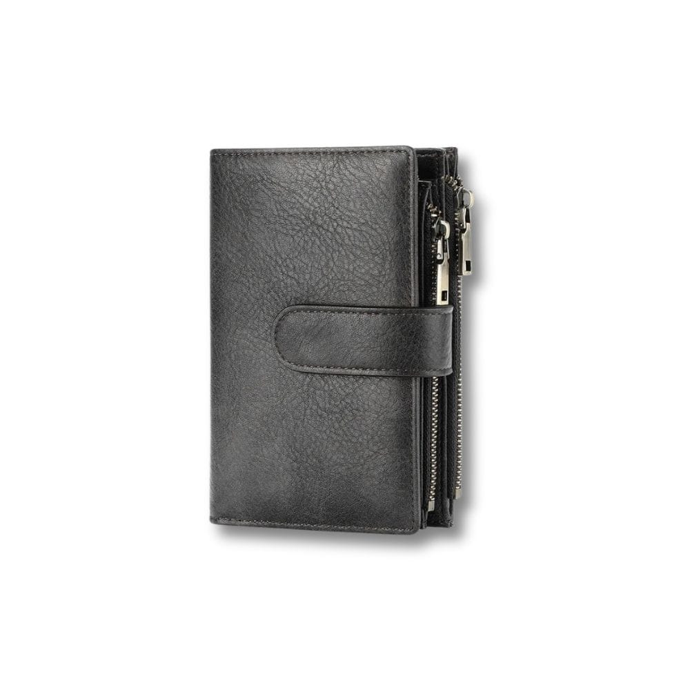 Porte Feuille Femme 3 Volets | Sora Gris