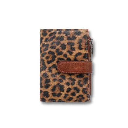 Porte Feuille Femme 3 Volets | Sora Léopard