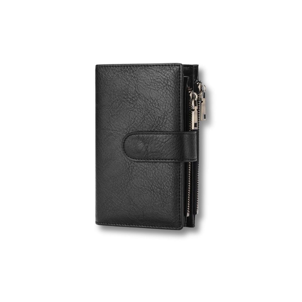 Porte Feuille Femme 3 Volets | Sora Noir