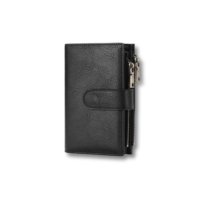 Porte Feuille Femme 3 Volets | Sora Noir